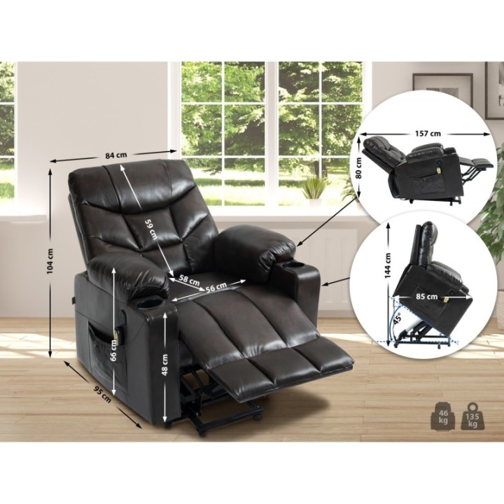 Sessel Andover Kunstleder