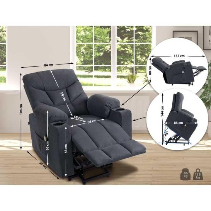 Sessel Andover Stoff