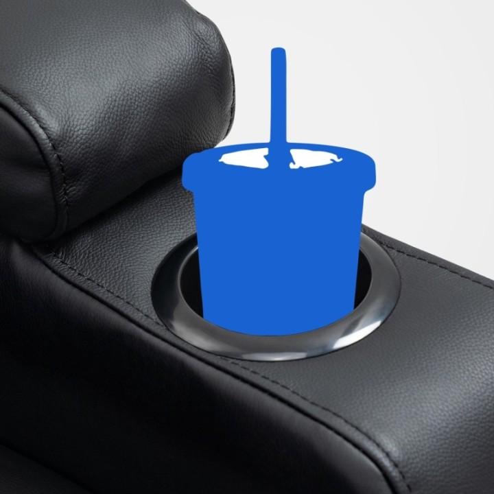 Sessel Galena mit Massagefunktion Echtleder