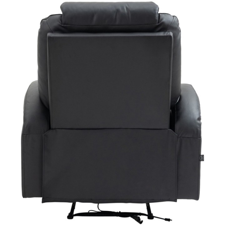 Sessel Hepler mit Massagefunktion Echtleder