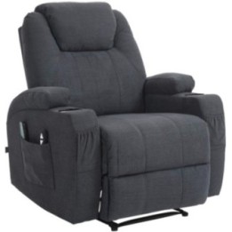 Sessel Hepler mit Massagefunktion Stoff
