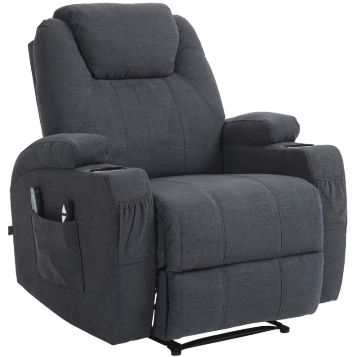 Sessel Hepler mit Massagefunktion Stoff