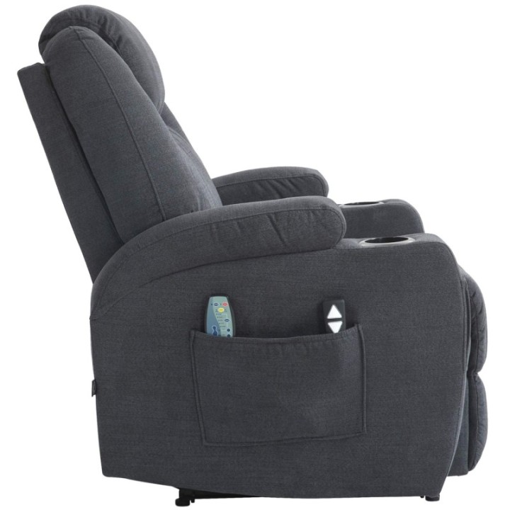 Sessel Hepler mit Massagefunktion Stoff