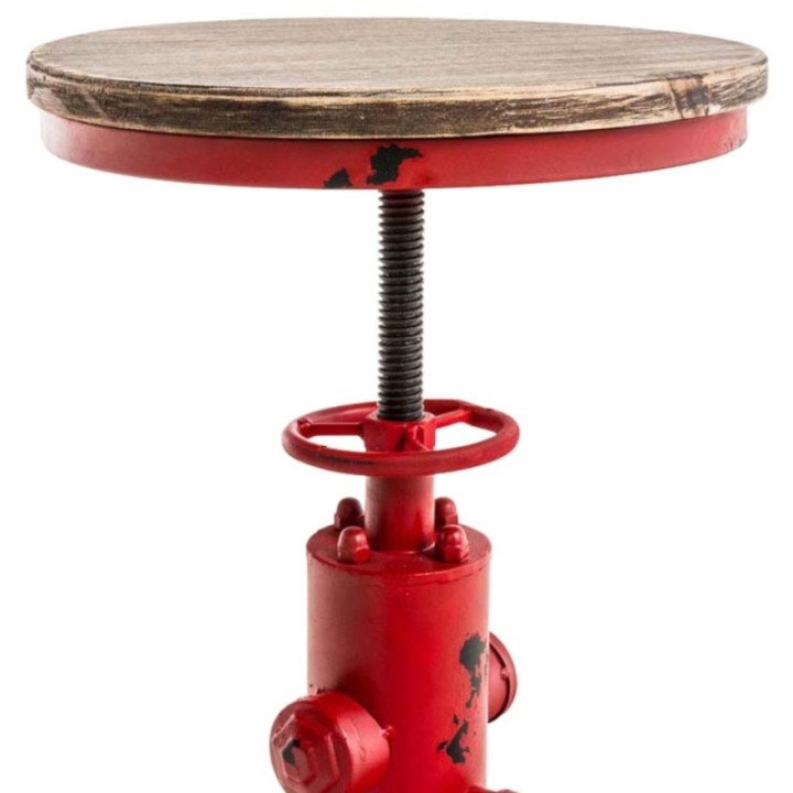 2er Set Barhocker Lumos, Holz, antik