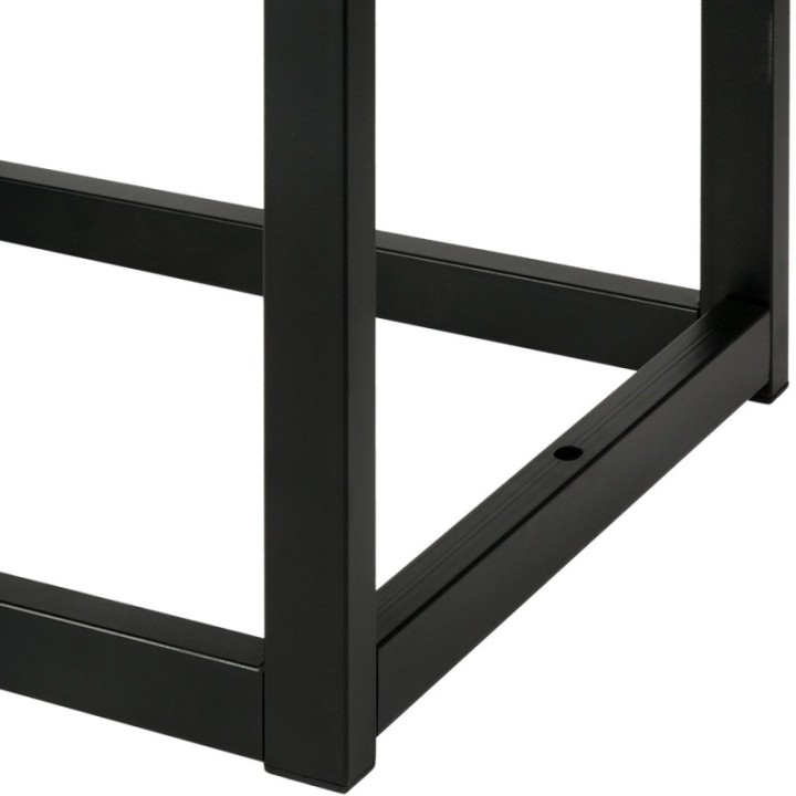 Sitzbank Polson Samt Schwarz 150 cm
