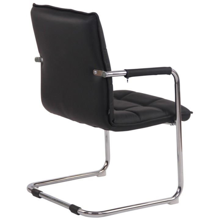 2er Set Stühle Gandia Echtleder chrom
