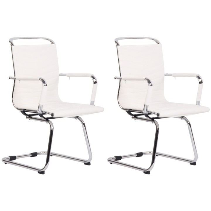 2er Set Stühle Burnley Echtleder