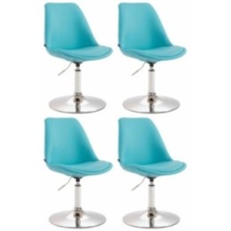 4er Set Esszimmerstühle Maverick C Kunstleder