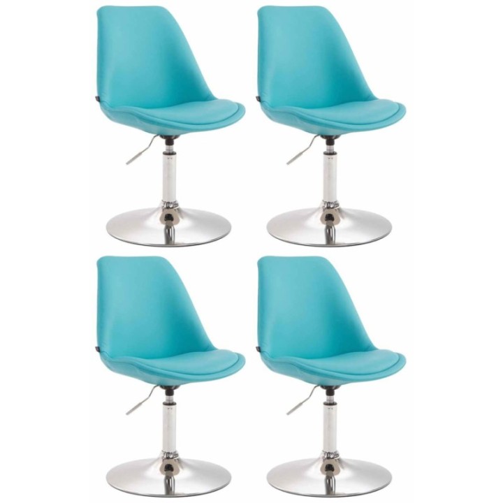 4er Set Esszimmerstühle Maverick C Kunstleder