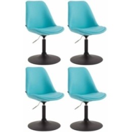 4er Set Esszimmerstühle Maverick B Kunstleder