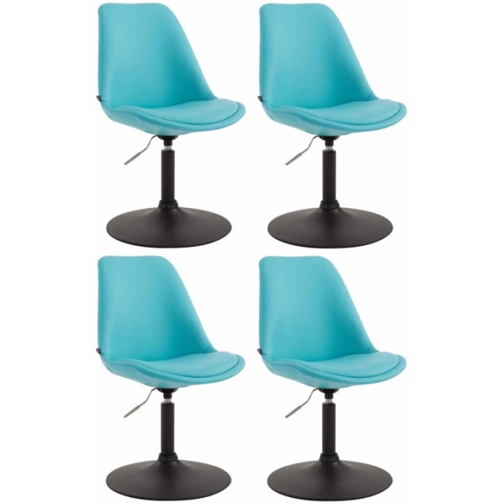 4er Set Esszimmerstühle Maverick B Kunstleder