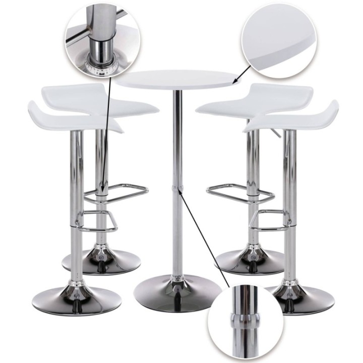 4er Bartisch Set Esberg
