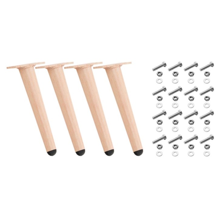 4er Set Möbelfüße 31 cm