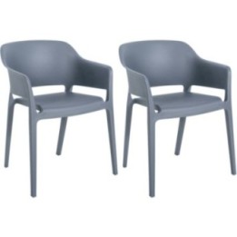2er Set Stapelstühle Puebla
